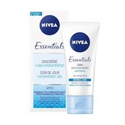 ДНЕВЕН КРЕМ ЗА ЛИЦЕ NIVEA ESSENTIALS DAGCREME С VITAMIN E SPF 15, ЗА НОРМАЛНА КОЖА, 50 МЛ