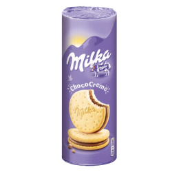 БИСКВИТИ САНДВИЧ MILKA CHOCO CREAM 260 Г