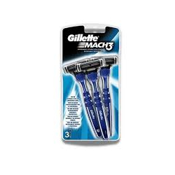 САМОБРЪСНАЧКИ GILLETTE MACH 3 НА КАРТОН, 3 БР

