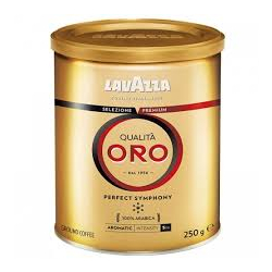МЛЯНО КАФЕ LAVAZZA QUALITA ORO, МЕТАЛНА КУТИЯ  250 Г