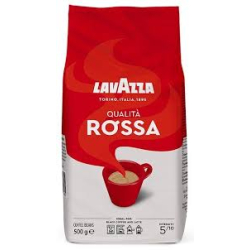 КАФЕ НА ЗЪРНА LAVAZZA QUALITA ROSSA, ПЛИК 500 Г