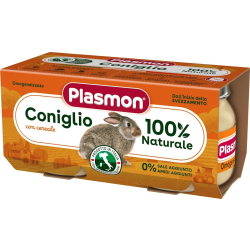 БЕБЕШКО ПЮРЕ PLASMON ЗАЕШКО МЕСО 2 х 80 Г