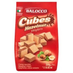 МИНИ ВАФЛИ BALOCCO 250Г С КРЕМ ЛЕШНИК
