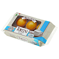 КЕКСЧЕТА BENIAMINO TORTINO AL LATTE 250 Г, С МЛЕЧЕН КРЕМ
