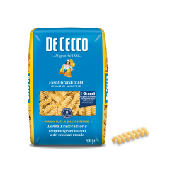 ПАСТА DE CECCO FUSILLI №334, ГОЛЕМИ ФУСИЛИ, 500 Г 