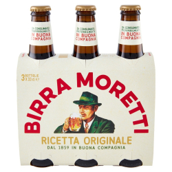 БИРА MORETTI СТЪКЛО 3Х330 МЛ