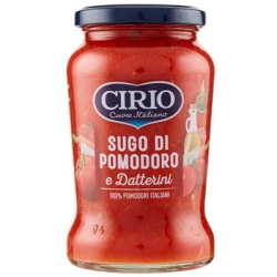 ДОМАТЕН СОС CIRIO DATTERINI /ОТ ЧЕРИ ДОМАТИ/, СТЪКЛО 350 Г