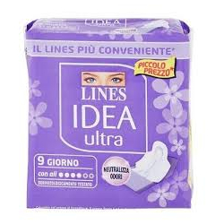 ДАМСКИ ПРЕВРЪЗКИ LINES IDEA ULTRA GIORNO С КРИЛЦА 9 БР