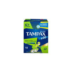 ДАМСКИ ТАМПОНИ TAMPAX & GO SUPER 18 БР