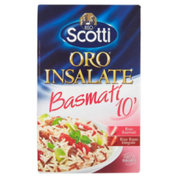 ОРИЗ SCOTTI ORO INSALATE BASMATI 10' В КУТИЯ, 800 Г 