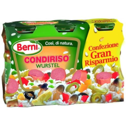 МИКС ЗЕЛЕНЧУЦИ BERNI CONDIRISO WURSTEL, СТЪКЛО 285 Г