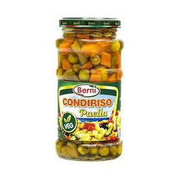 МИКС ЗЕЛЕНЧУЦИ BERNI ЗА ПАЕЛЯ, СТЪКЛО 300 Г