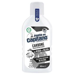 ВОДА ЗА УСТА CAPITANO С АКТИВЕН ВЪГЛЕН, 400 МЛ