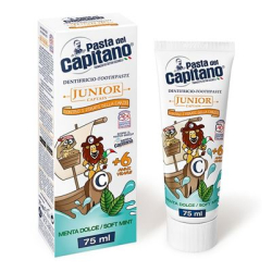 ПАСТА ЗА ЗЪБИ CAPITANO JUNIOR MENTA + 6 Г, 75 МЛ 