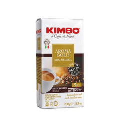 МЛЯНО КАФЕ KIMBO AROMA GOLD 100%АРАБИКА, ПАКЕТ 250 Г