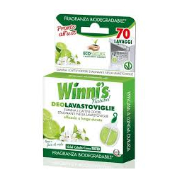 АРОМАТИЗАТОР ЗА СЪДОМИЯЛНА WINNI'S NATUREL FIORI DI MELA ЗА 70 ЦИКЪЛА В КУТИЯ
