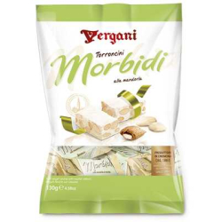 БОНБОНИ ОТ НУГА ХАЛВА VERGANI TORRONE С БАДЕМИ В ПЛИК, 130 Г