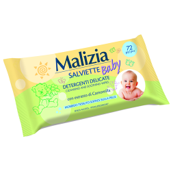 МОКРИ КЪРПИЧКИ MALIZIA BABY С ЛАЙКА, ПЛИК 72 БР 