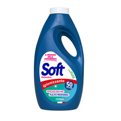 ТЕЧЕН ПРЕПАРАТ SOFT IGIENIZZANTE, 50 ПРАНЕТА, 2.25 Л