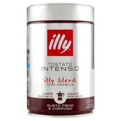 МЛЯНО КАФЕ ILLY MOKA INTENSO, 100% ARABICA 250 Г