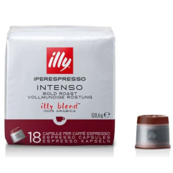 КАФЕ КАПСУЛИ ILLY IPERESPRESSO INTENSO 18 БР