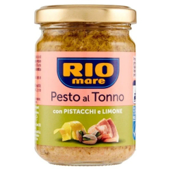 ПЕСТО OT РИБА ТОН RIO MARE ШАМ ФЪСТЪК И ЛИМОН 130 Г