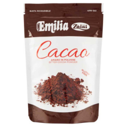 КАКАО НА ПРАХ EMILIA ZAINI, ПЛИК 120 Г