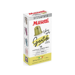 КАФЕ КАПСУЛИ MUSETTI GENTILE NESPRESSO  100% АРАБИКА 10БР