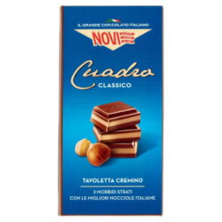 ШОКОЛАД NOVI CUADRO CLASSICO С ЛЕШНИКОВ КРЕМ 110 Г