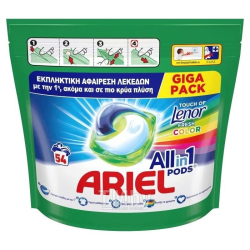 КАПСУЛИ ЗА ПРАНЕ ARIEL ЗА ЦВЕТНО ПРАНЕ С LENOR 54 БР