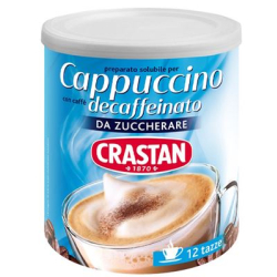 РАЗТВОРИМА НАПИТКА БЕЗ КОФЕИН, CAPPUCCINO CRASTAN DECAFFEINATO, 150Г