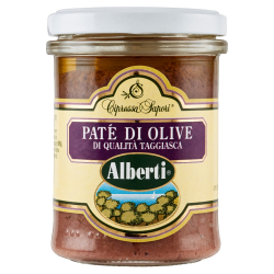 МАСЛИНОВА ПАСТА ALBERTI PATE' OLIVE TAGGIASCA, СТЪКЛО 170 Г
