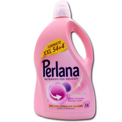 ТЕЧЕН ПРЕПАРАТ ЗА ДЕЛИКАТНИ ТЪКАНИ PERLANA RENEW ROSA, 58 ПРАНЕТА, 2.9 Л