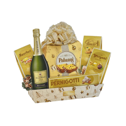 ПОДАРЪЧНА КОЛЕДНА КУТИЯ С ПАНЕТОНЕ MERRY CHRISTMAS-LE CADEAU SWEET 2025 /7 ПРОДУКТА/