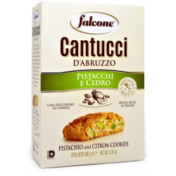 БИСКВИТИ FALCONE CANTUCCI, С ШАМ ФЪСТЪК 180 Г