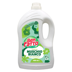 ТЕЧЕН ПРЕПАРАТ BEN FATTO MUSCHIO BIANCO, 42 ПРАНЕТА, 4 Л