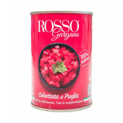 ДОМАТИ НА КУБЧЕТА ROSSO GARGANO 400 Г, КОНСЕРВА
