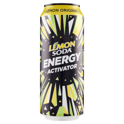 ЕНЕРГИЙНА НАПИТКА LEMON SODA ЛИМОН 500 МЛ КЕН