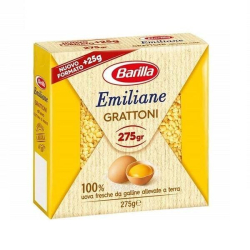 ПАСТА BARILLA EMILIANE UOVO GRATTONI №116, С ЯЙЦА, 250/275 Г 