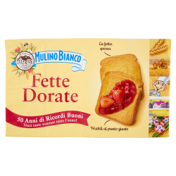 СУХАРИ MULINO BIANCO FETTE DORATE 72 БР, 630 Г