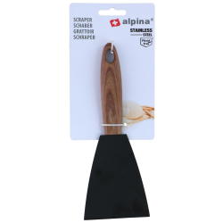 ШПАТУЛА ЗА ТЕСТО С ДЪРВЕНА ДРЪЖКА ALPINA