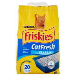 ГРАНУЛИ ЗА КОТЕШКА ТОАЛЕТНА PURINA FRISKIES CATFRESH 5 КГ