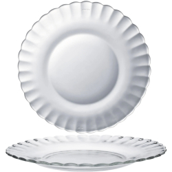 КРЪГЛА ЧИНИЯ DURALEX PICARDIE TRANSPARENT DESSERT 20.5 СМ