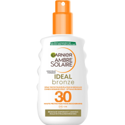 СЛЪНЦЕЗАЩИТЕН СПРЕЙ ЗА ТЯЛО GARNIER IDEAL BRONZE SPF30, 200 МЛ