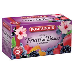 ЧАЙ ГОРСКИ ПЛОДОВЕ POMPADOUR FRUTTI DI BOSCO, 20 ПАКЕТЧЕТА, 60 Г