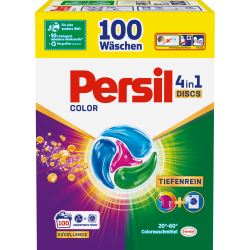 КАПСУЛИ ЗА ЦВЕТНО ПРАНЕ PERSIL PRO 4 В 1 DISCS, 100 БР В ПЛИК