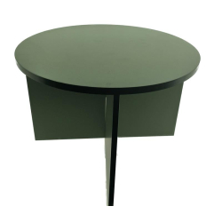 ПОМОЩНА МАСИЧКА MDF МАСЛЕНО ЗЕЛЕНА D 50/35 СМ