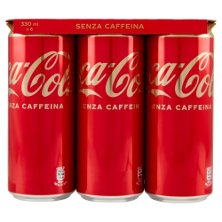 БЕЗАЛКОХОЛНО COCA COLA SENZA CAFFEINA, КЕН 6x330 МЛ