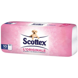 ТОАЛЕТНА ХАРТИЯ SCOTTEX 10 БР