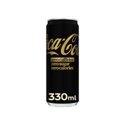 БЕЗАЛКОХОЛНА НАПИТКА COCA COLA ZERO БЕЗ КОФЕИН, КЕН 330 МЛ